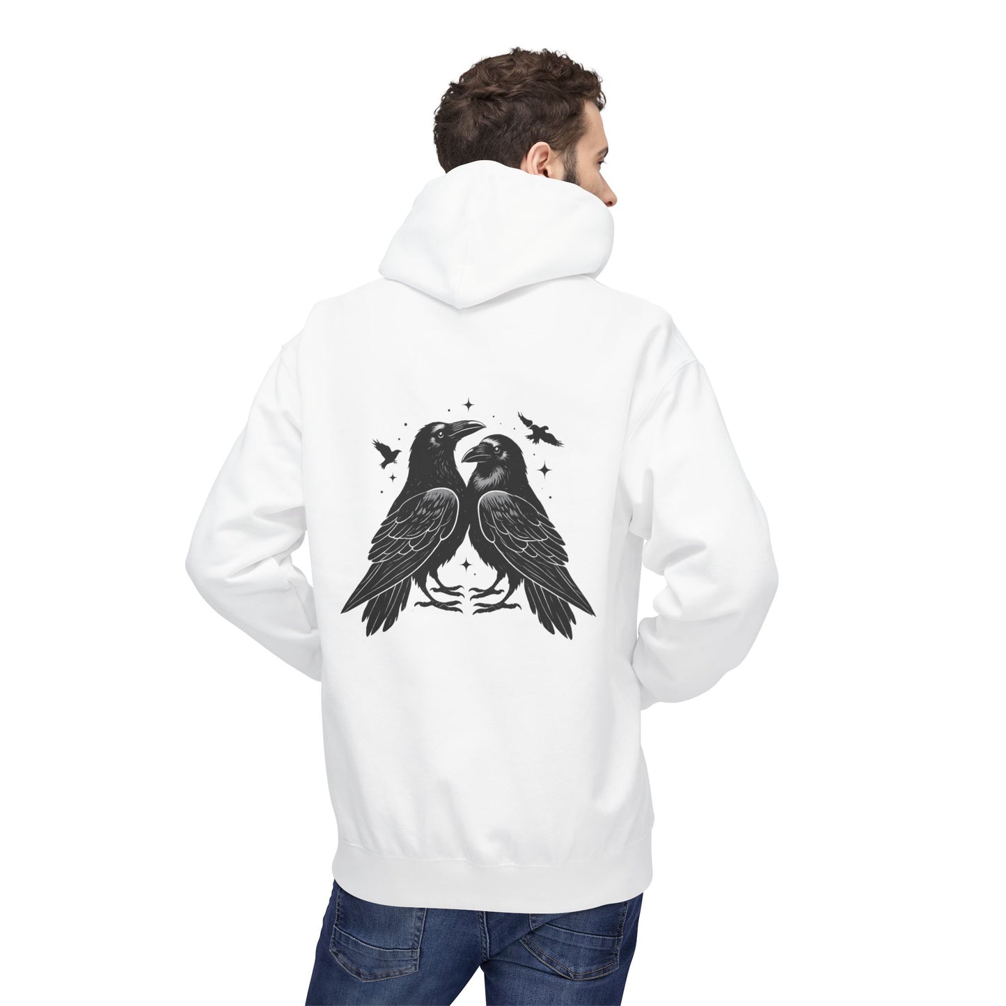 Raven Love Unisex Fleece Pullover