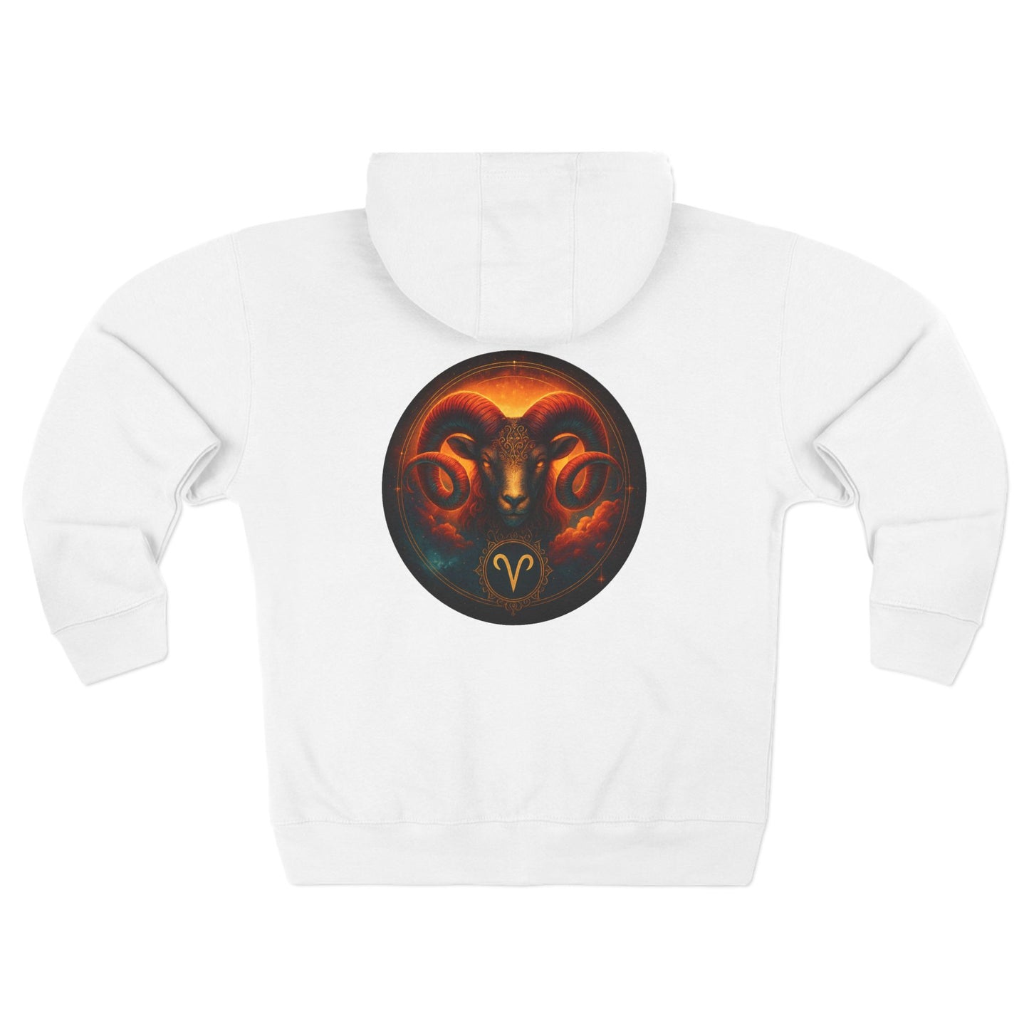 Aries Unisex Zip Hoodie
