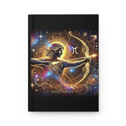 Sagittarius Zodiac Hardcover Journal