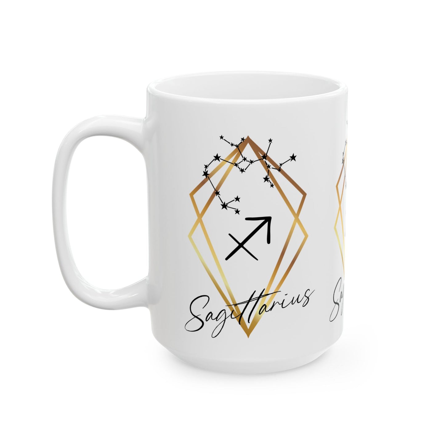 Sagittarius Constellation Ceramic Coffee Cup 15oz