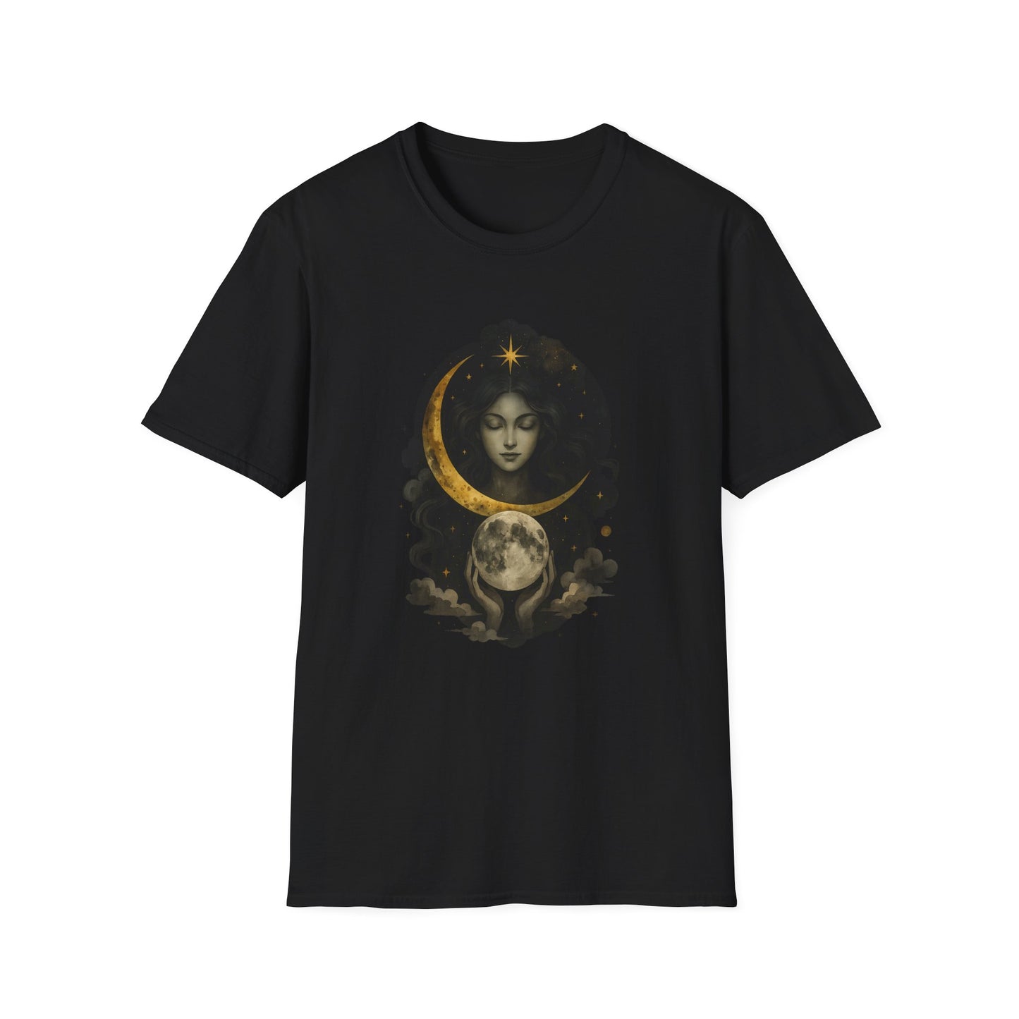 Goddess Moon Unisex Softstyle T-Shirt
