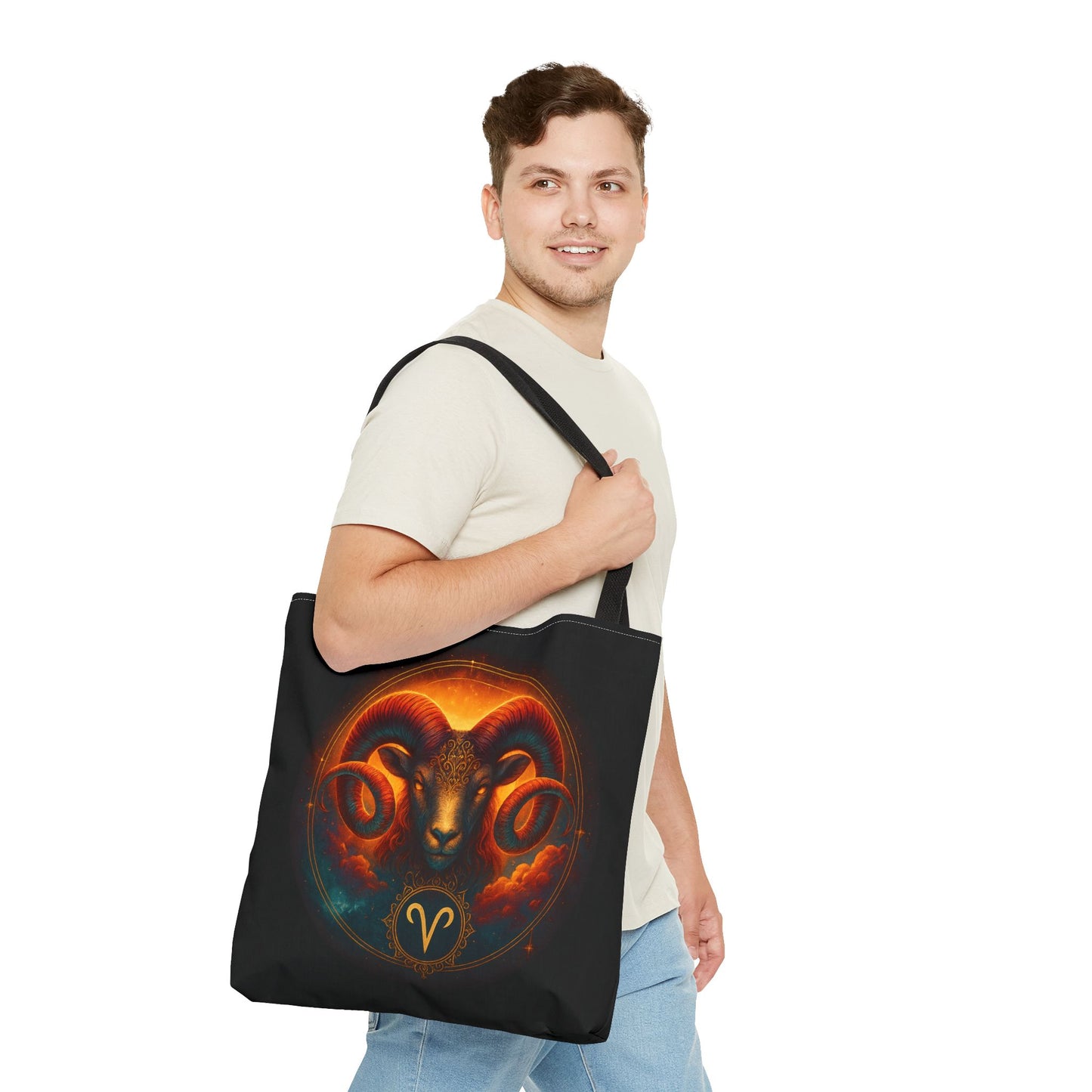 Aries Zodiac Tote Bag