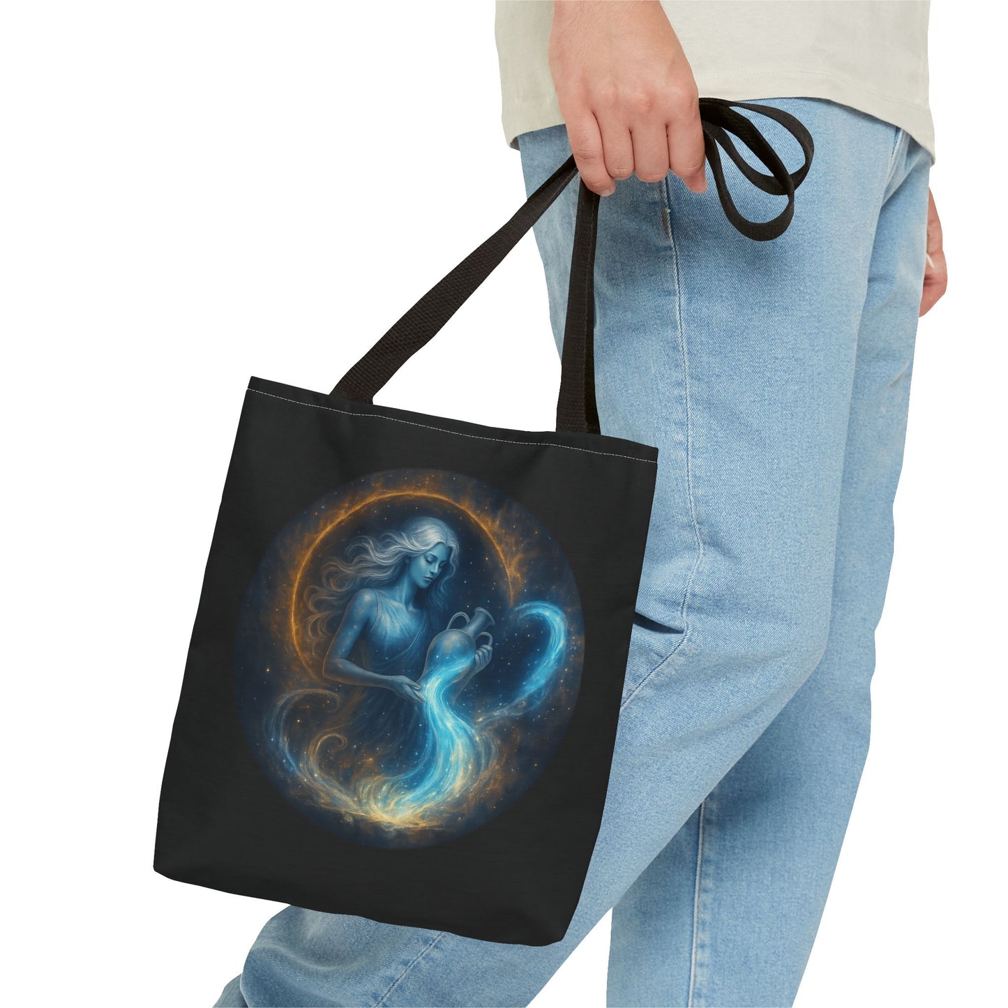 Aquarius Zodiac Tote Bag