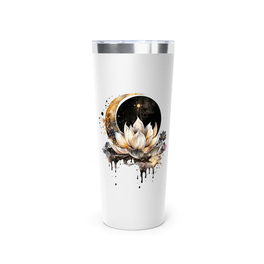 Moon Lotus 22oz Copper Vacuum Tumbler