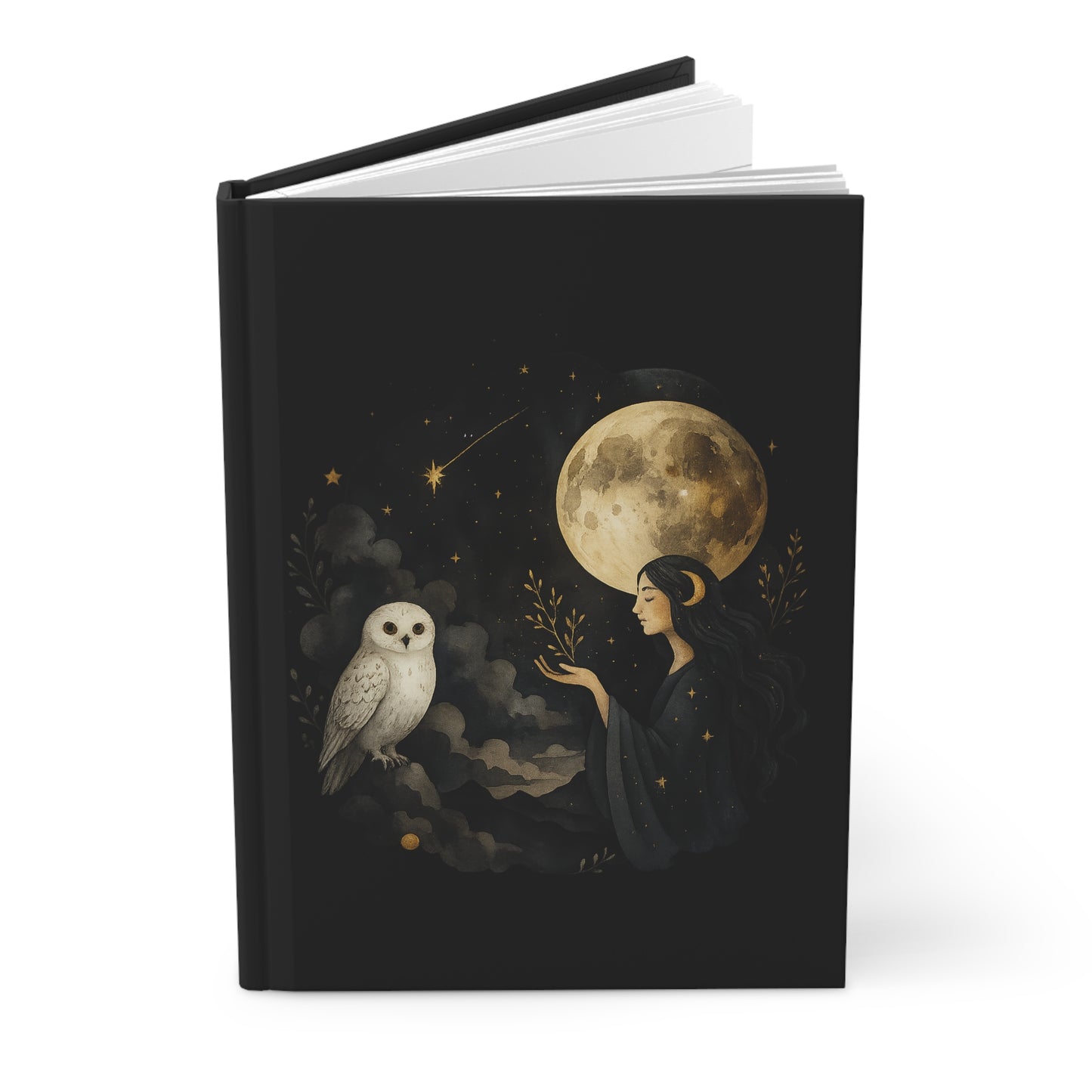 Mystical Moon Hardcover Journal
