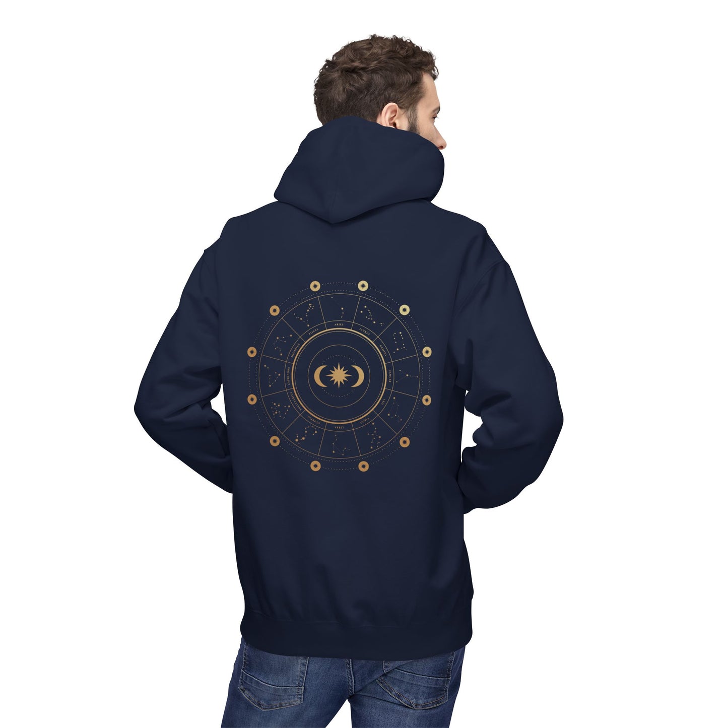 Celestial Glow  Unisex Midweight Softstyle Fleece Hood