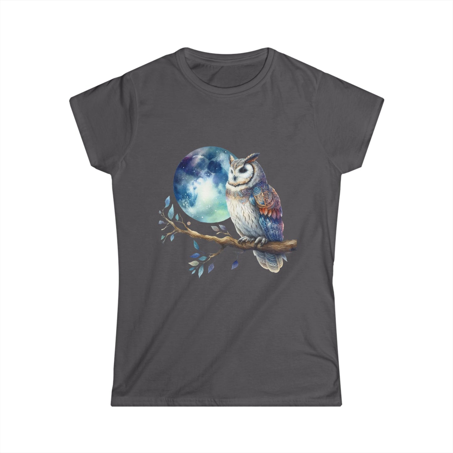 Women's Owl Moon Softstyle Tee