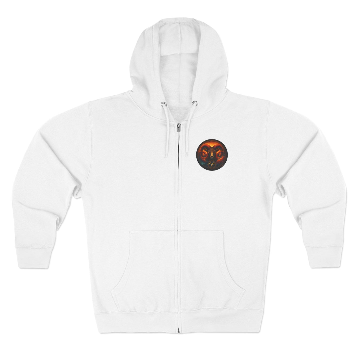 Aries Unisex Zip Hoodie