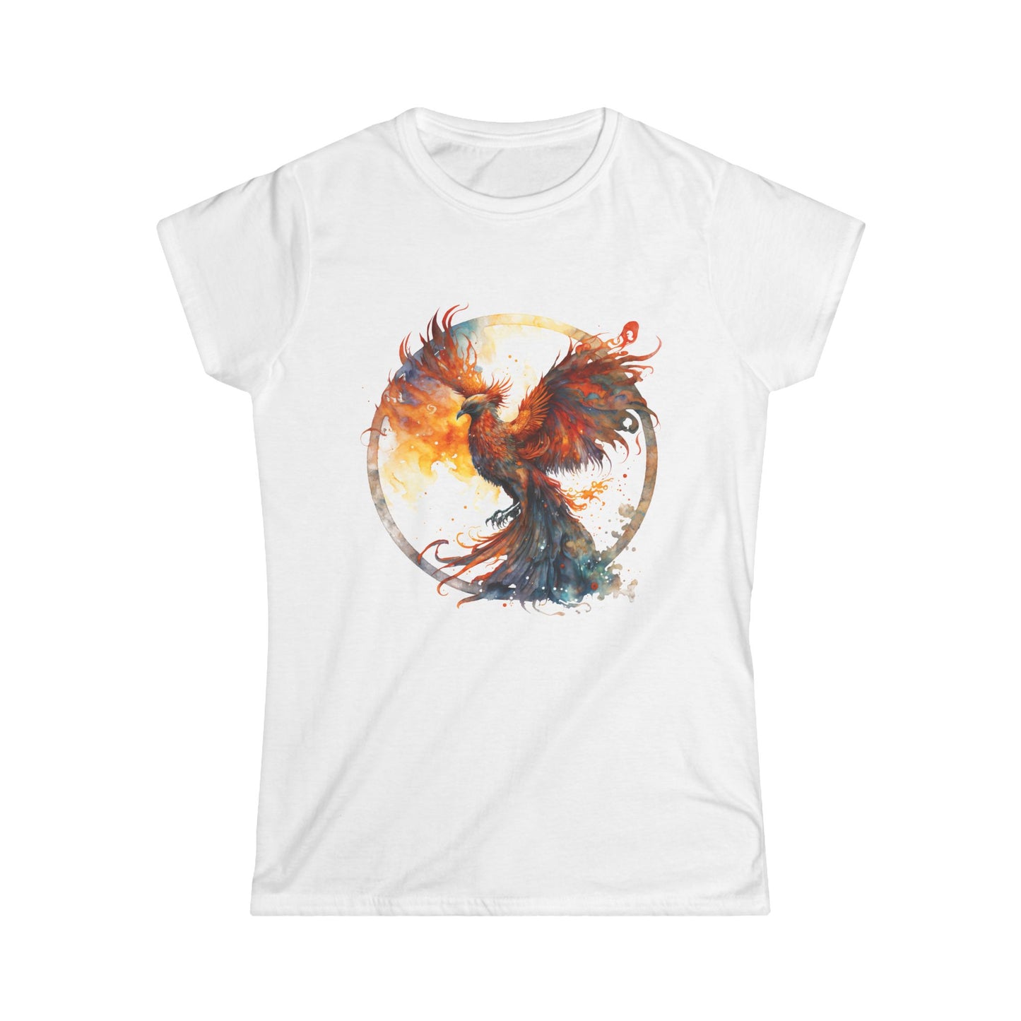 She Rises – Phoenix Graphic Tee, Women's Softstyle Tee