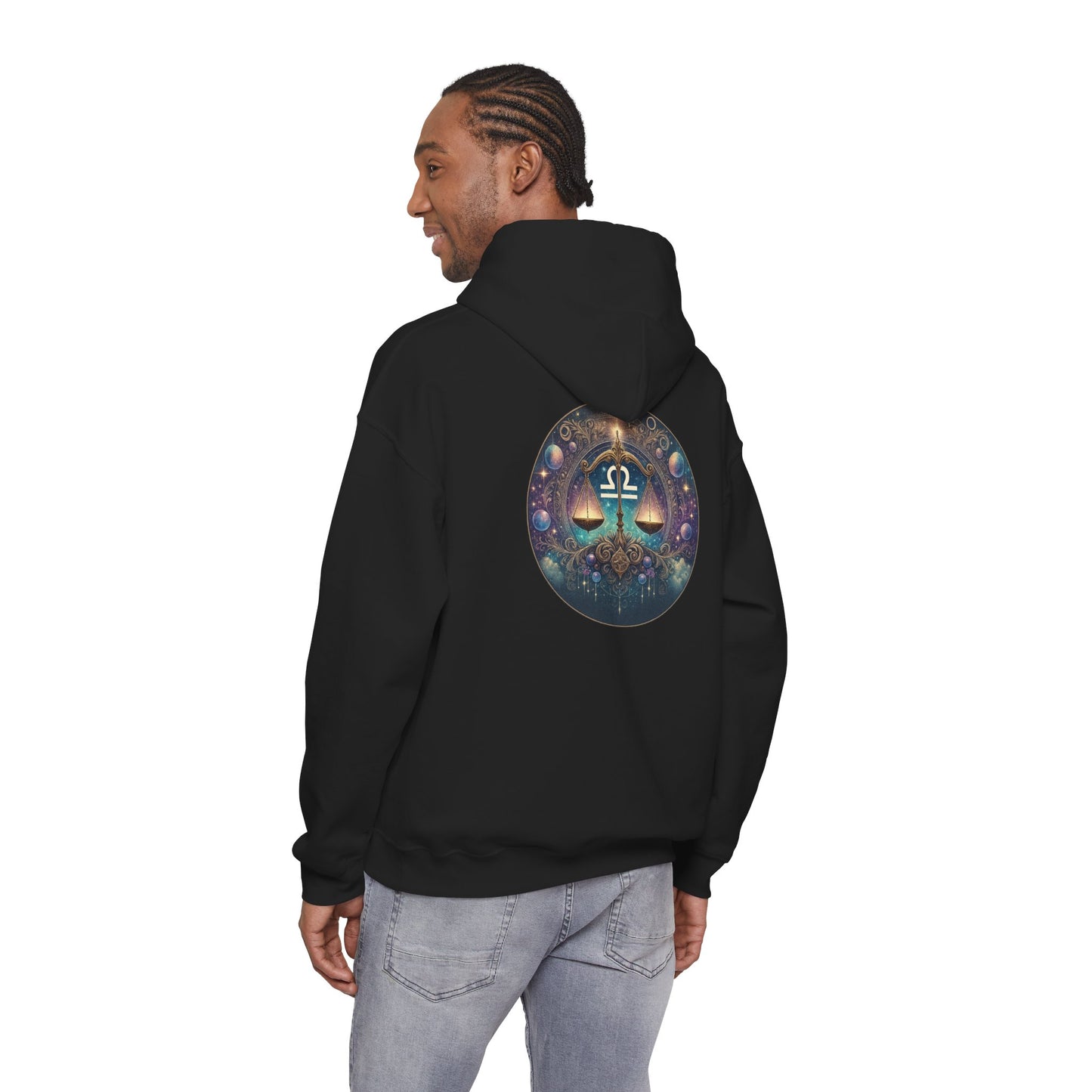 Libra Zodiac Unisex Fleece Hoodie