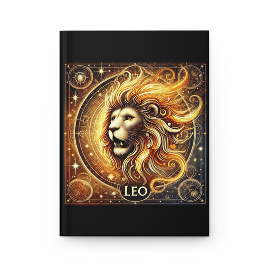 Leo Zodiac Hardcover Journal