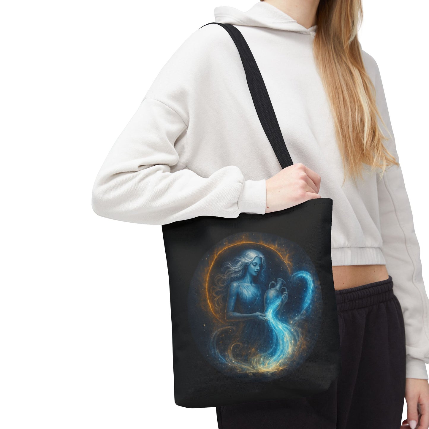 Aquarius Zodiac Tote Bag
