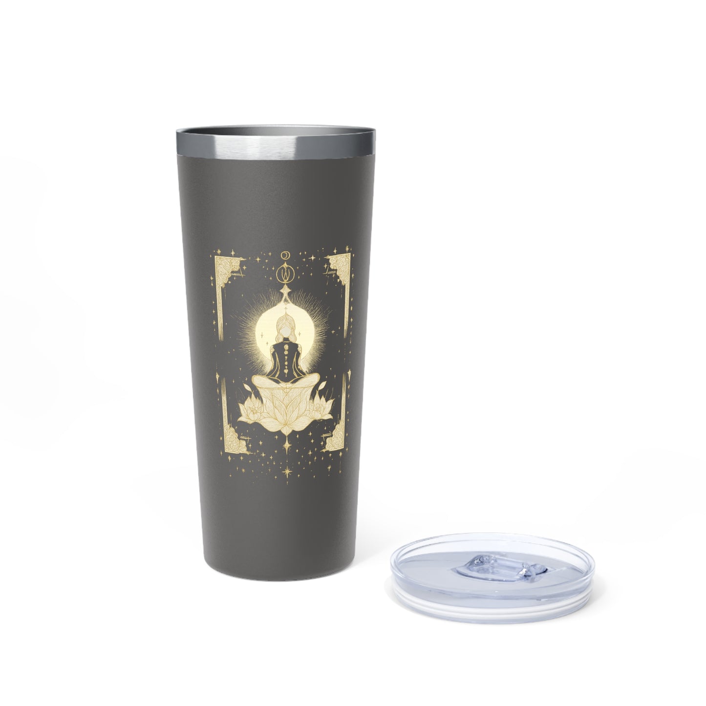 Serene Buddha Copper Vacuum Insulated Tumbler