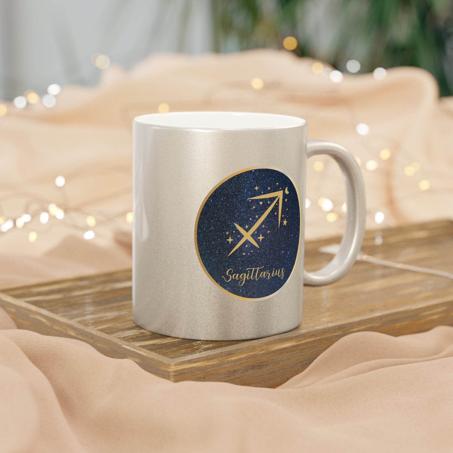 Sagittarius 11oz Metallic Mug