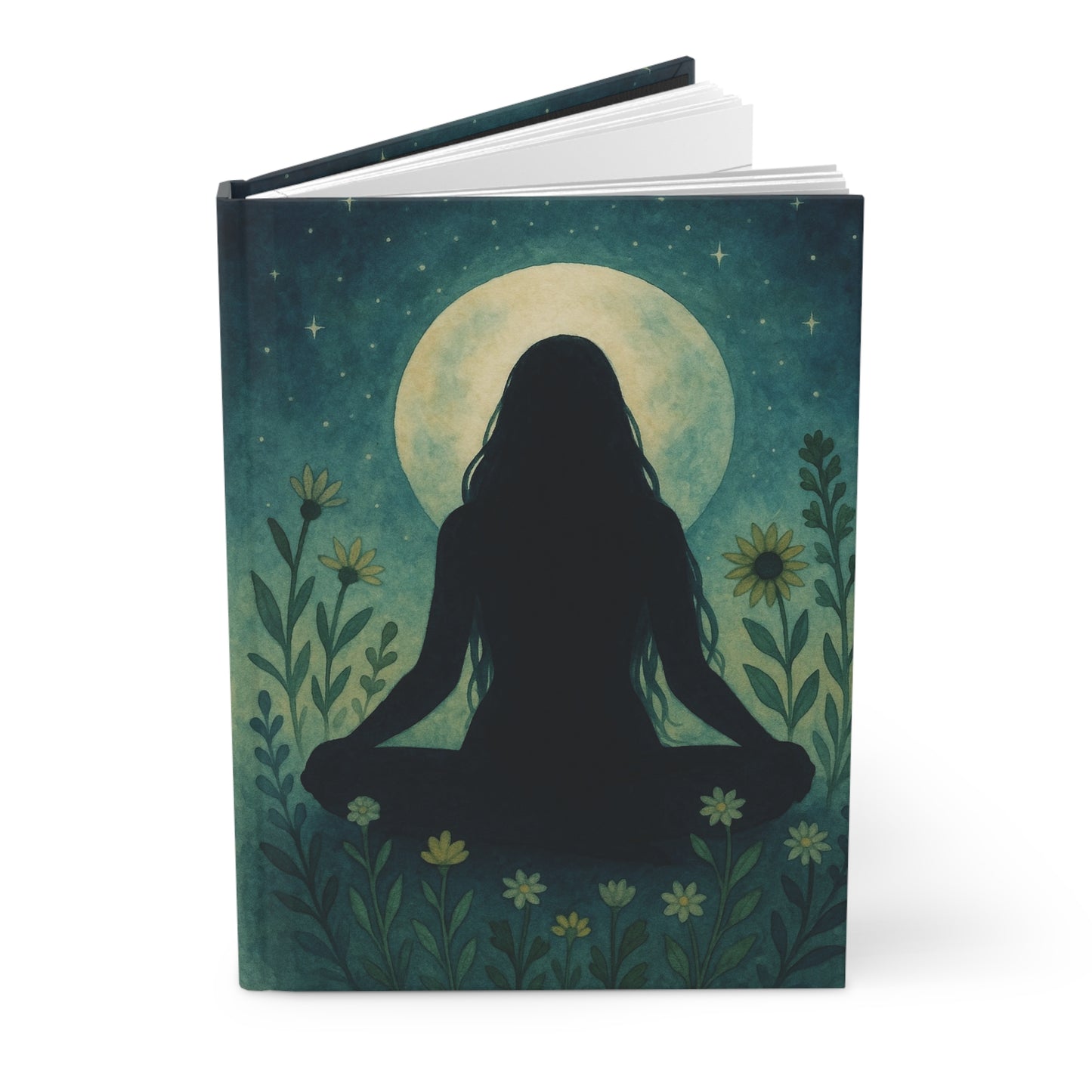 Meditative Moonlight Hardcover Journal