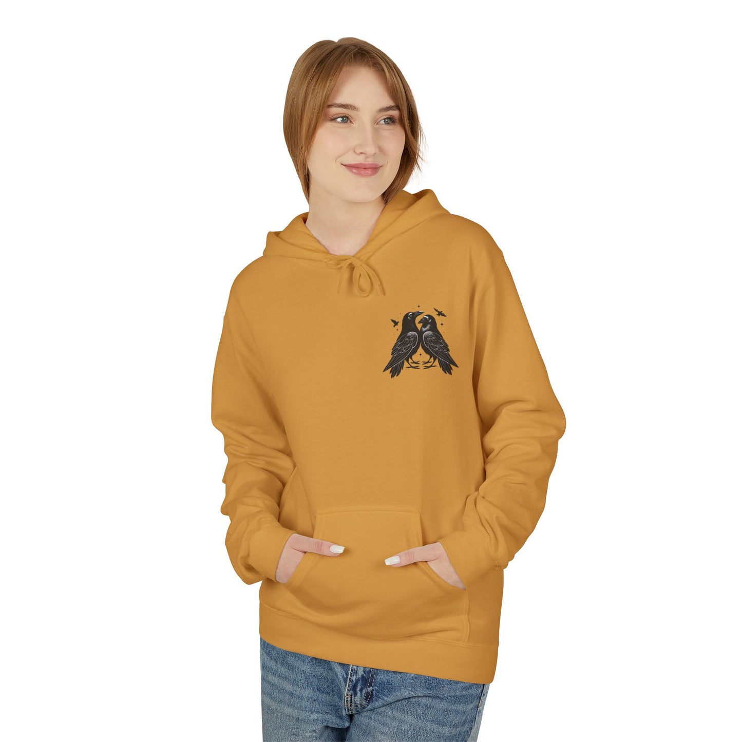 Raven Love Unisex Fleece Pullover