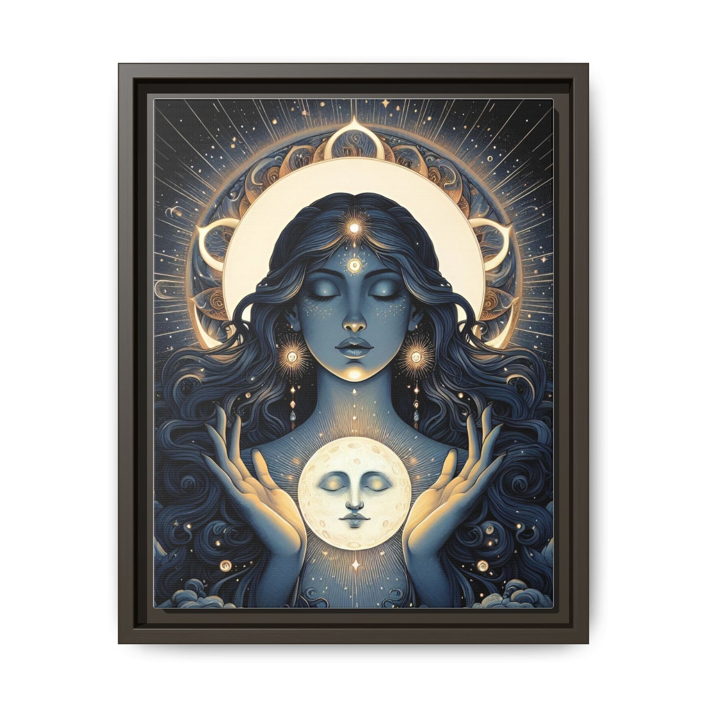 Celestial Goddess Canvas Wall Art 11x14