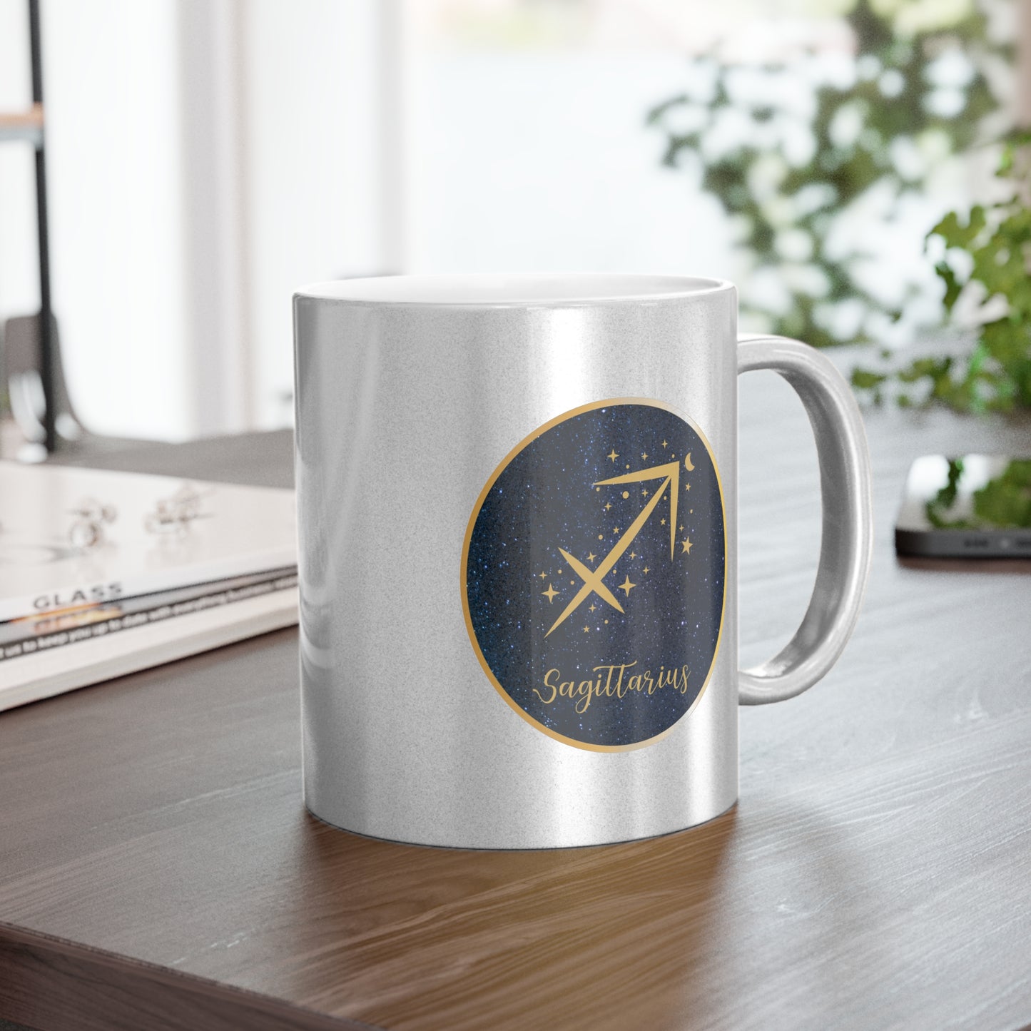 Sagittarius 11oz Metallic Mug