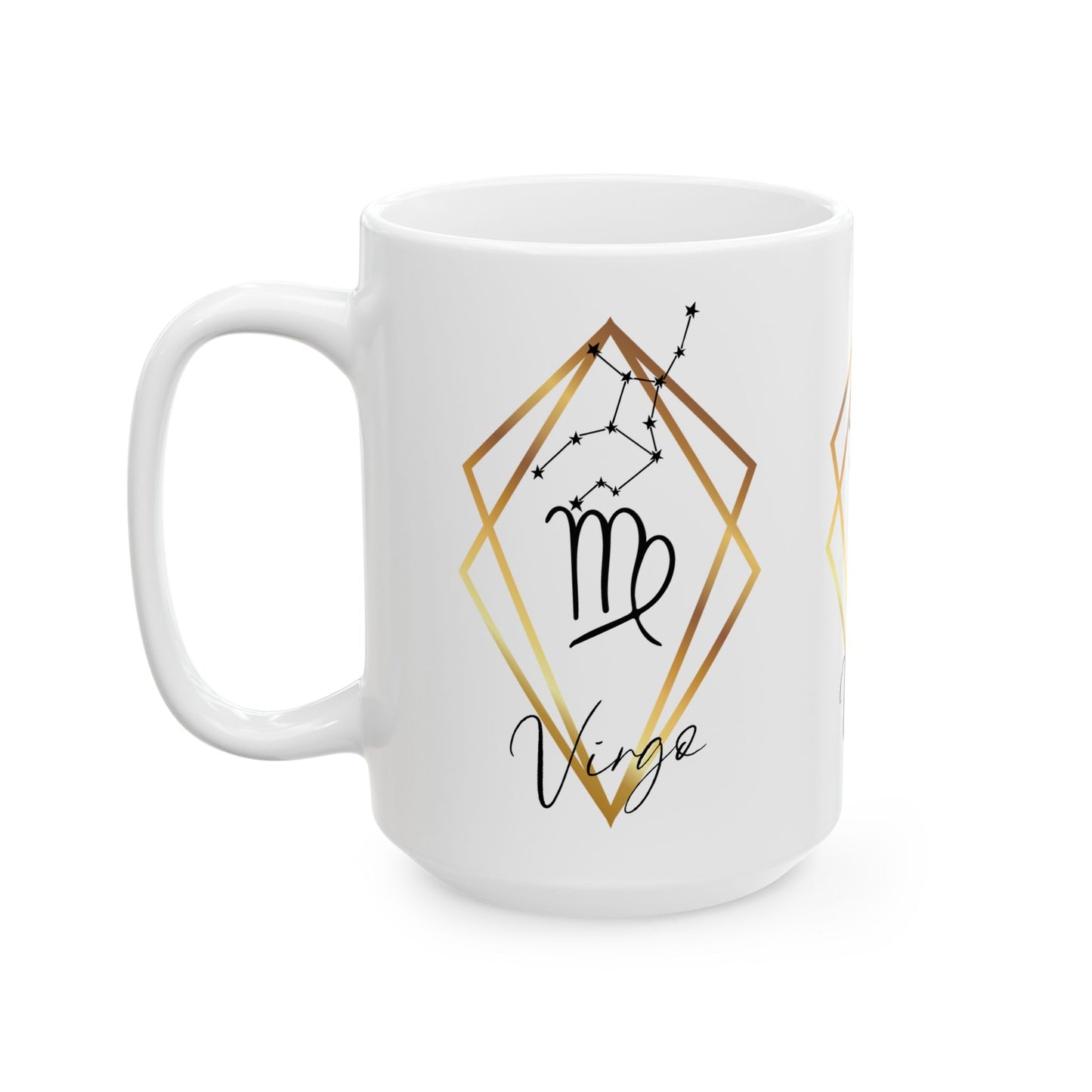 Virgo Constellation Ceramic Coffee Cup 15oz