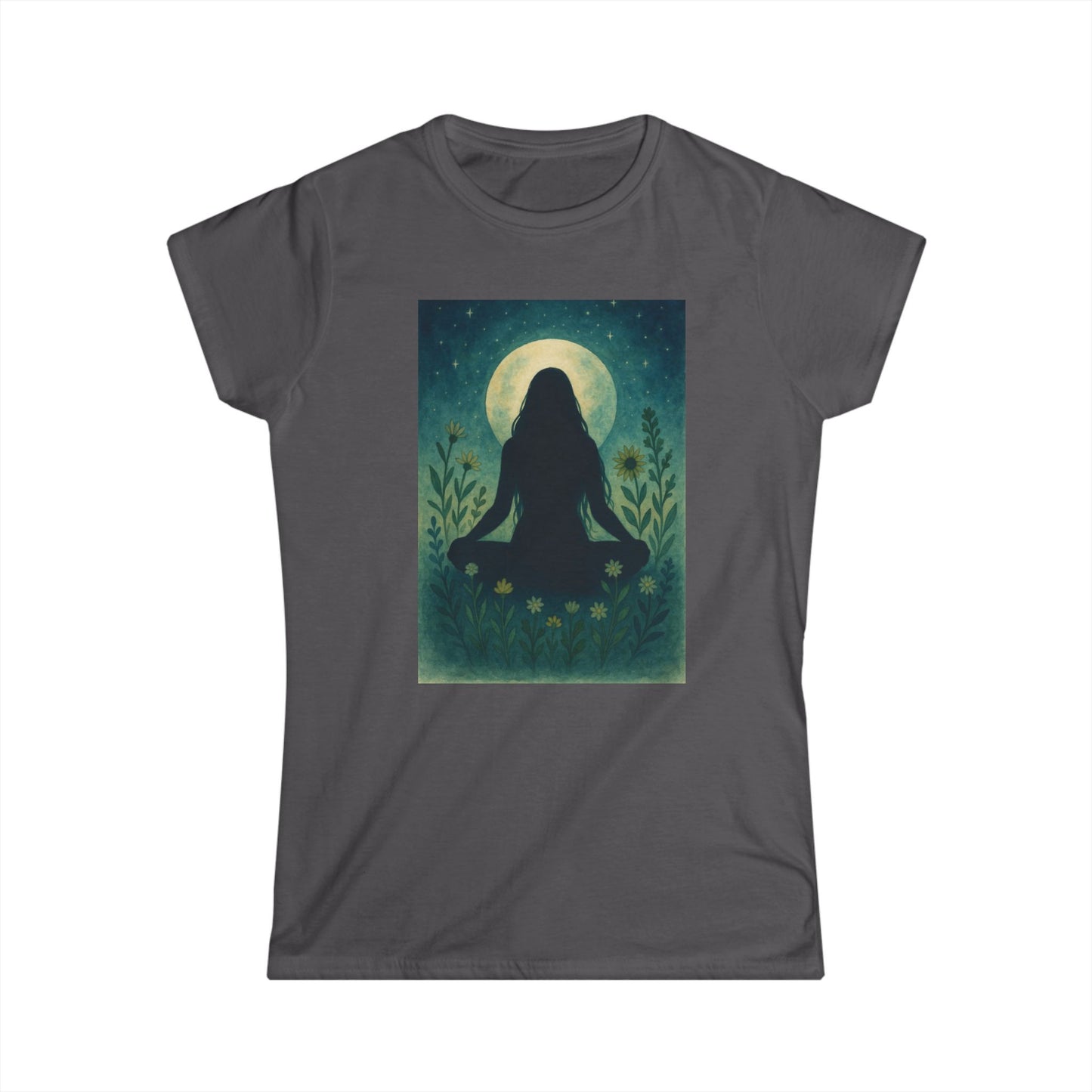 Moonlit Meditation Women's Softstyle Tee