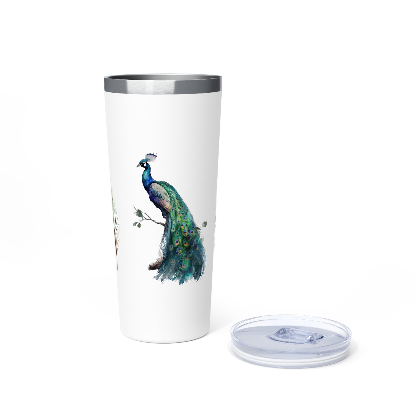 Peacock Design 22oz. Copper Vacuum Insulated Tumbler