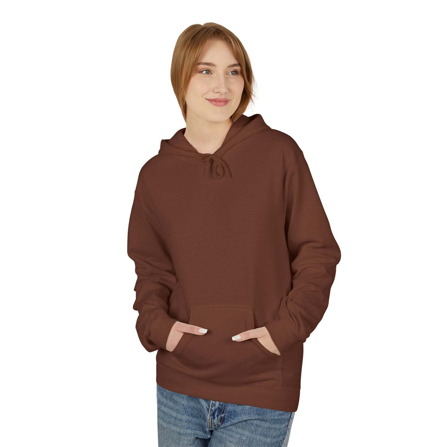 Moonlit Meditation Fleece Hoodie - Cozy Unisex Sweatshirt