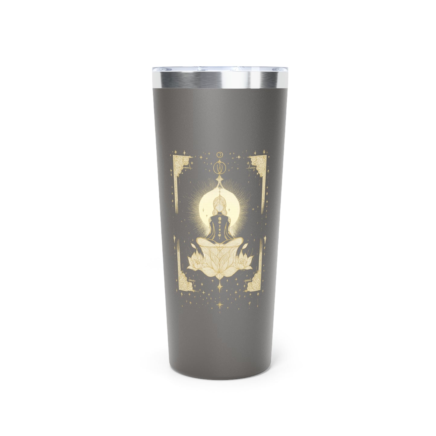 Serene Buddha Copper Vacuum Insulated Tumbler