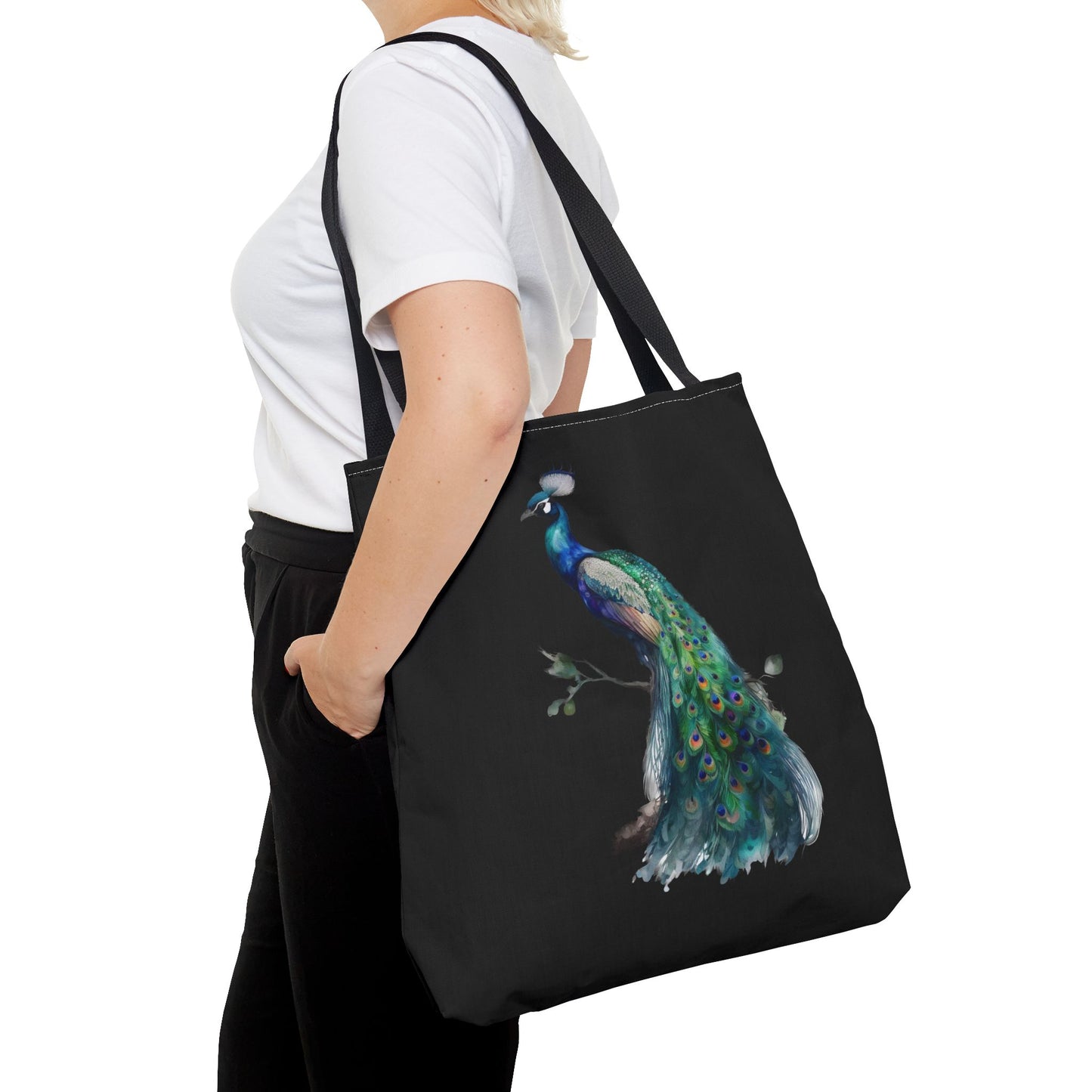 Peacock Feather Tote Bag