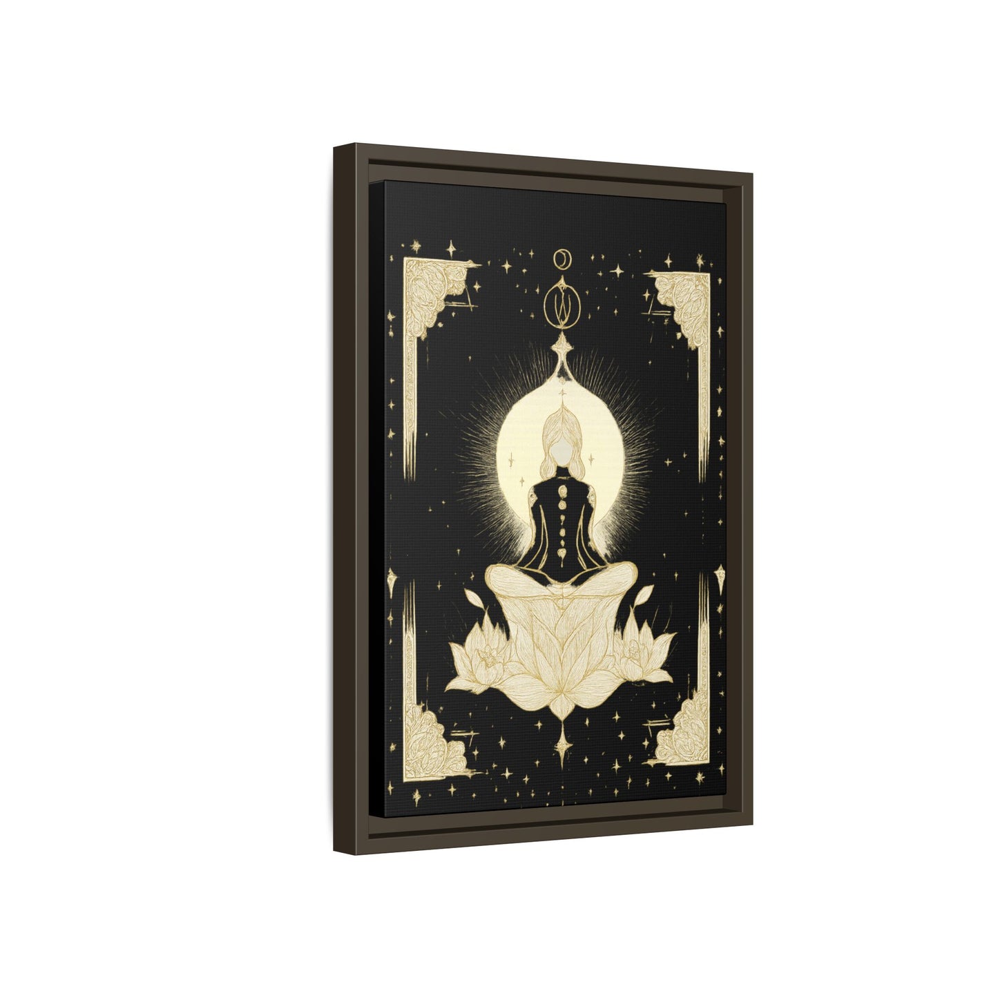 Meditation Art Framed Canvas