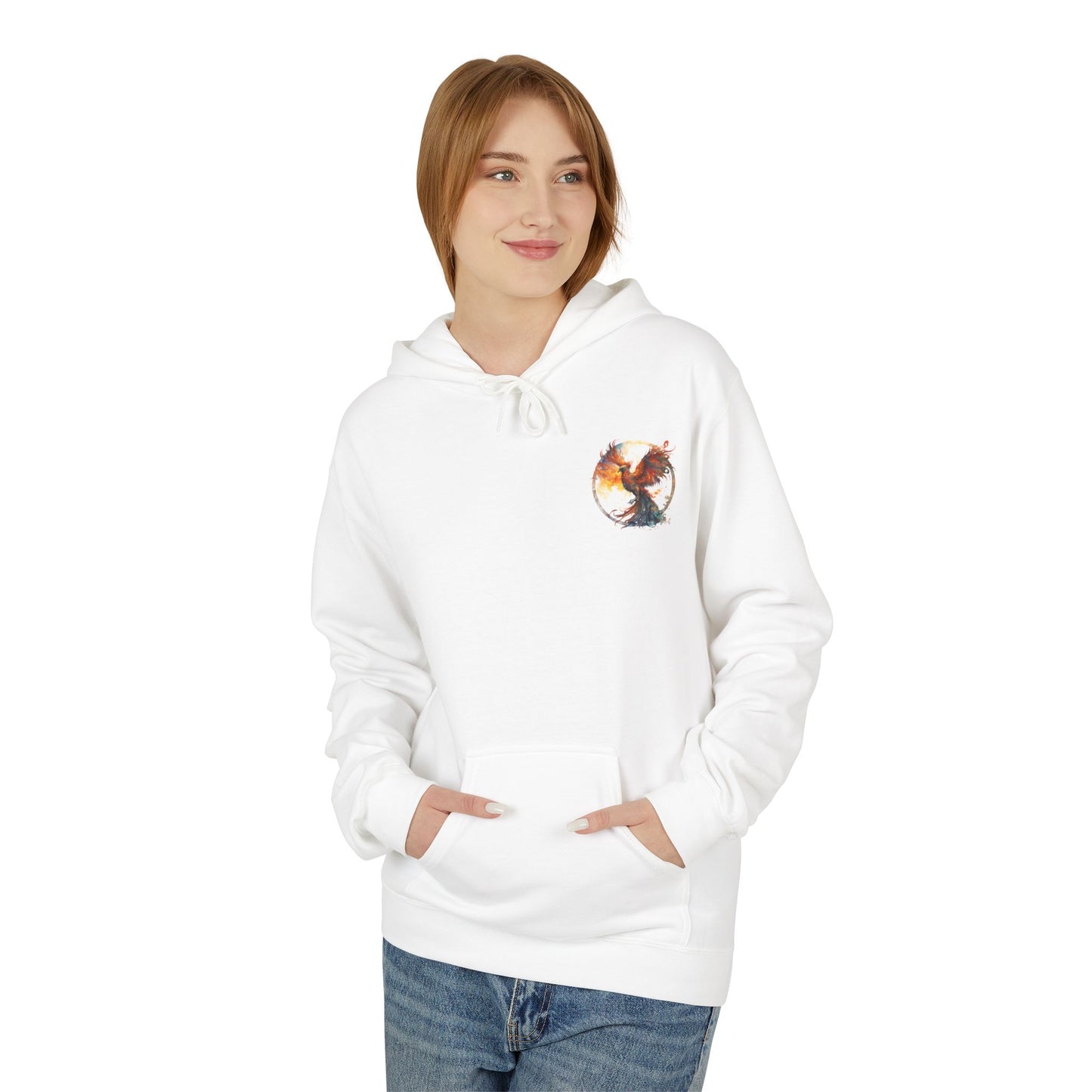 Phoenix Spirit Unisex Fleece Hoodie