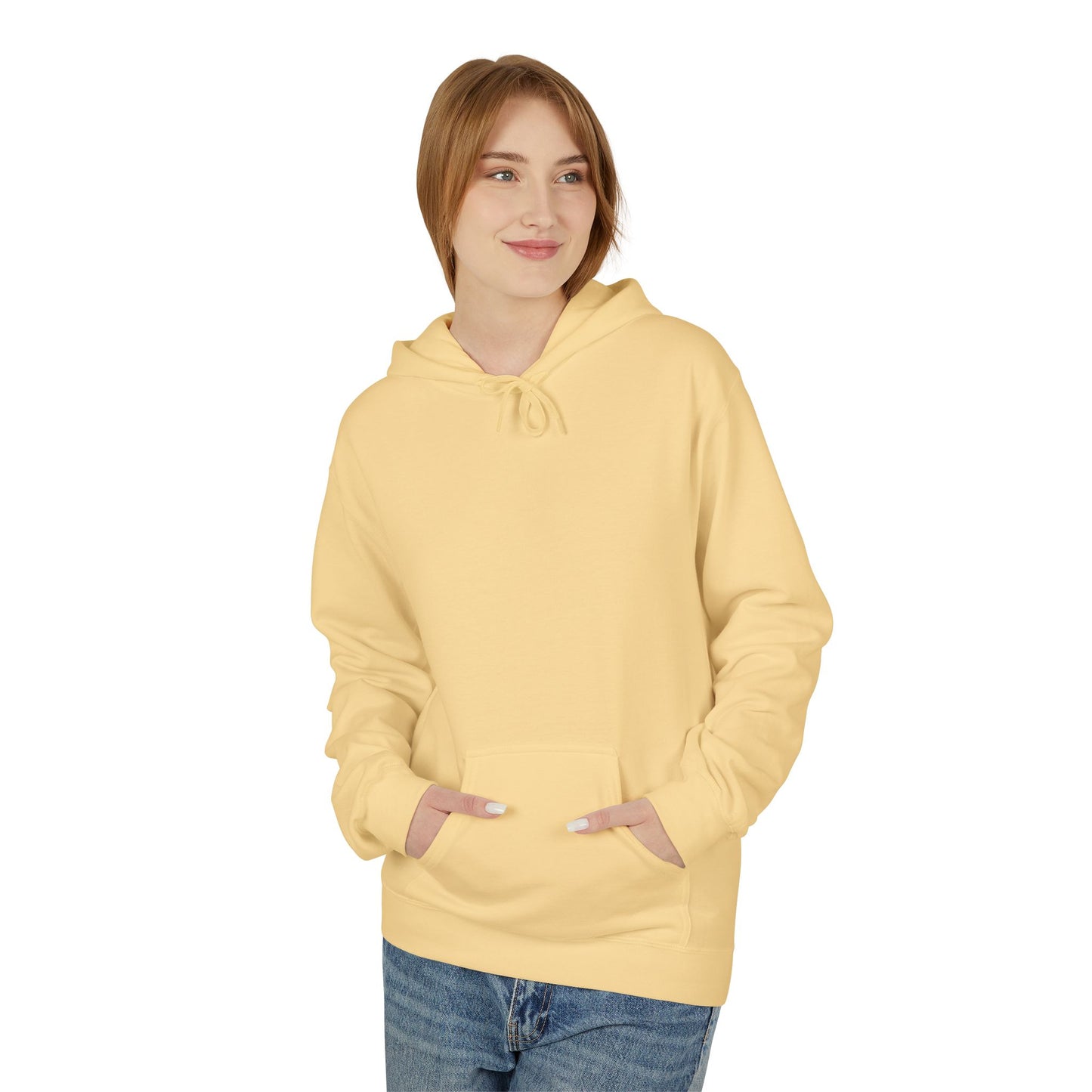 Moonlit Meditation Fleece Hoodie - Cozy Unisex Sweatshirt