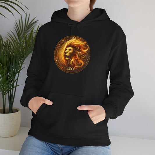 Leo Zodiac Unisex Fleece Hoodie