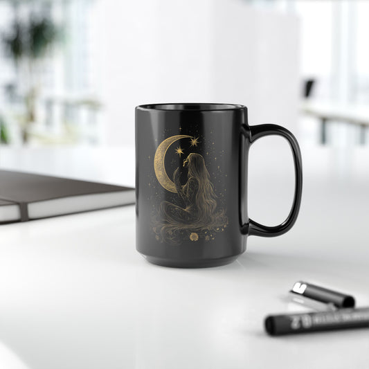 Celestial Moon Goddess  15oz Coffee Mug
