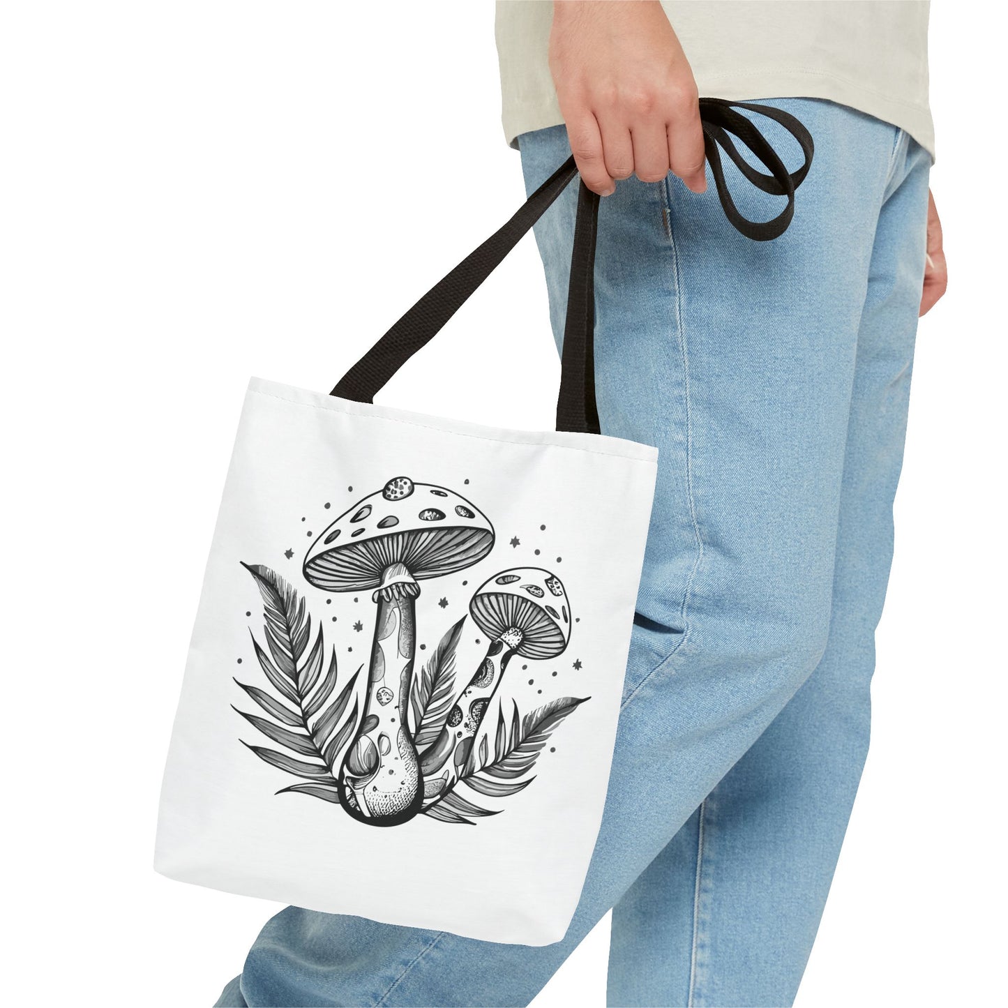 Bohemian Mushroom Tote Bag