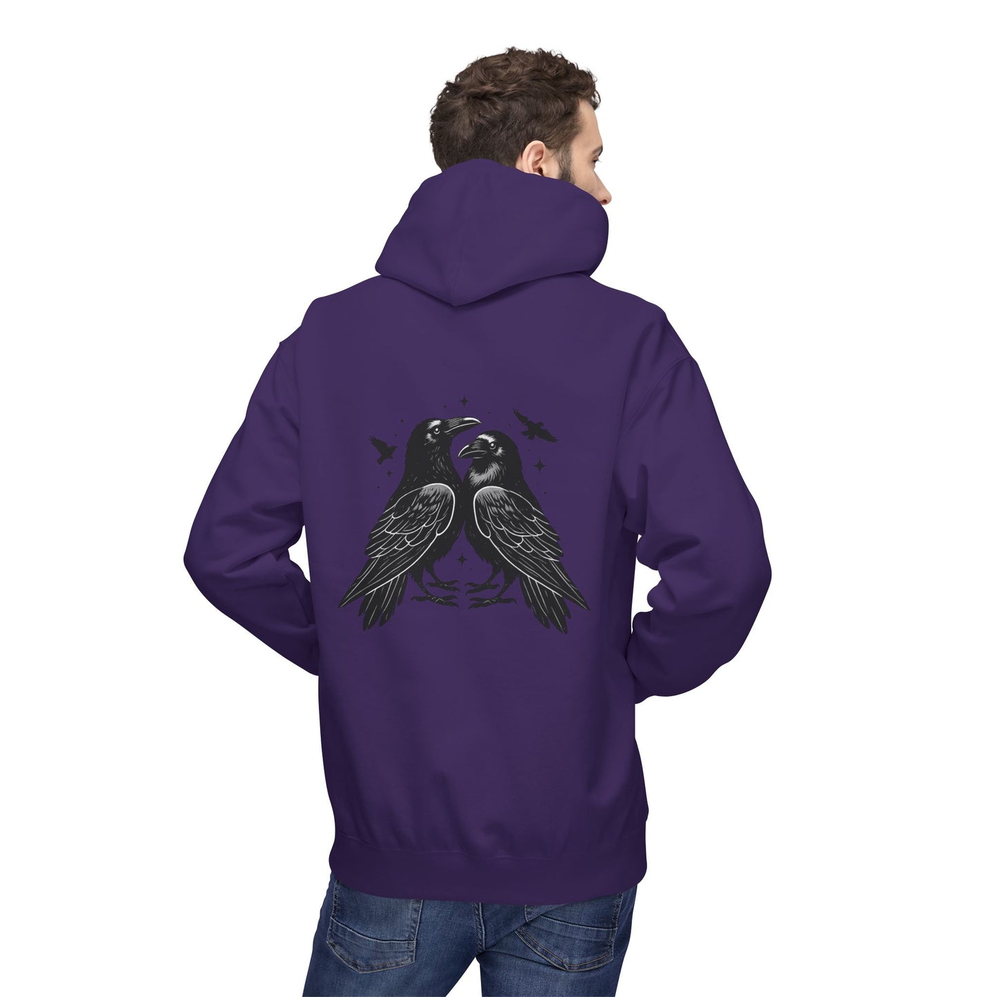 Raven Love Unisex Fleece Pullover