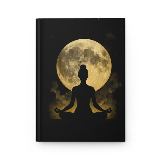 Meditation Moon Hardcover Journal