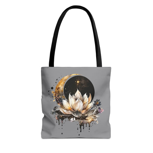 Moon Lotus Tote Bag