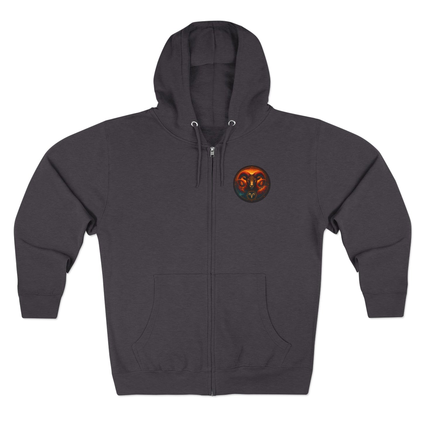 Aries Unisex Zip Hoodie