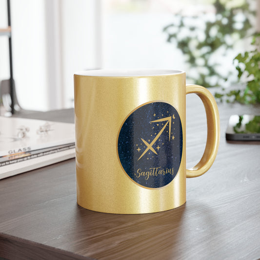Sagittarius 11oz Metallic Mug