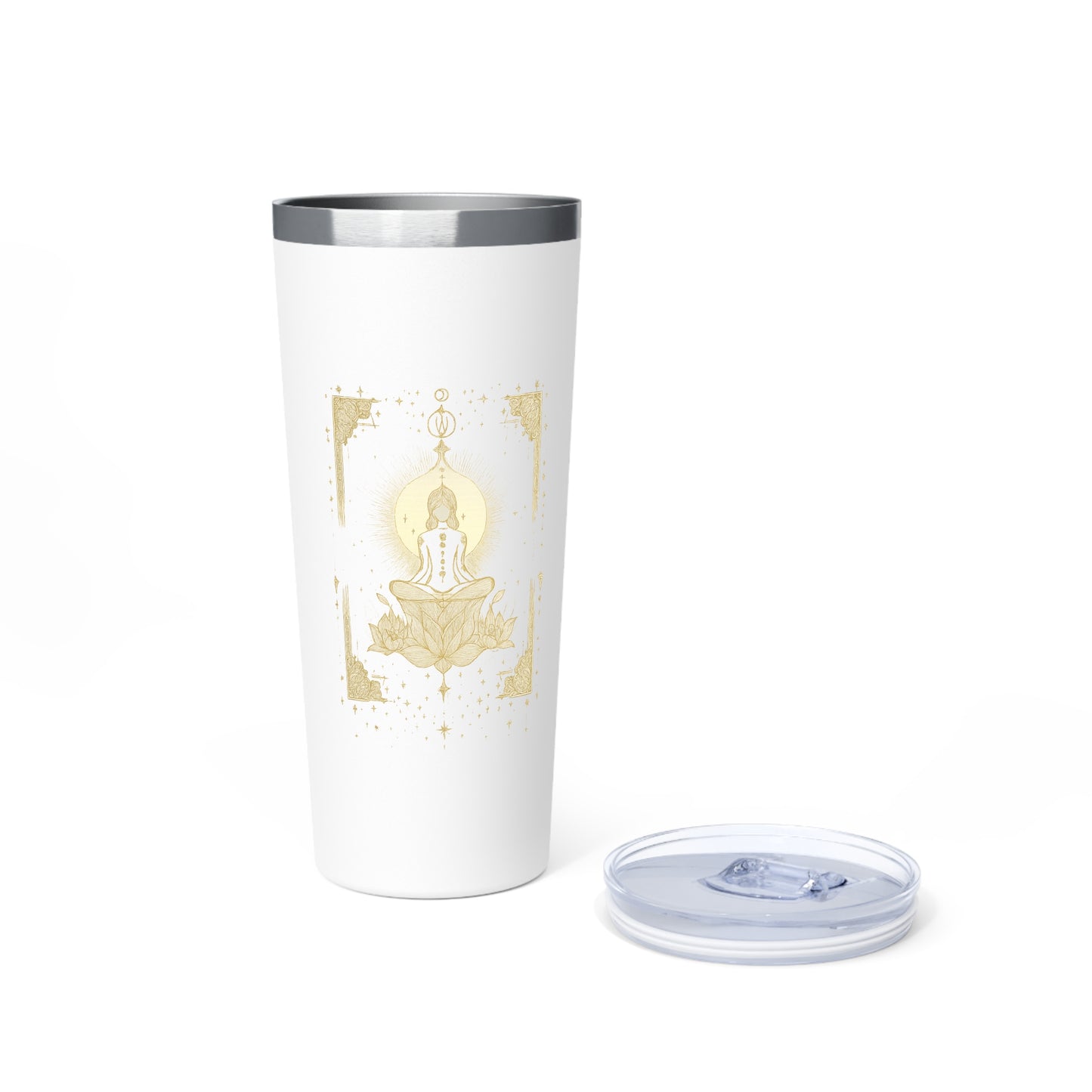 Serene Buddha Copper Vacuum Insulated Tumbler