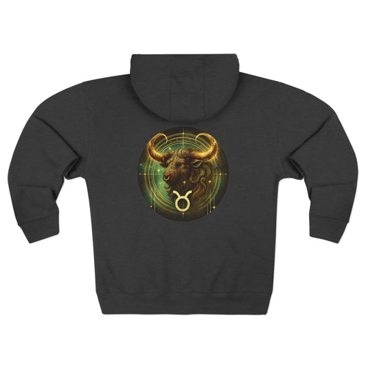 Taurus Unisex Zip Hoodie