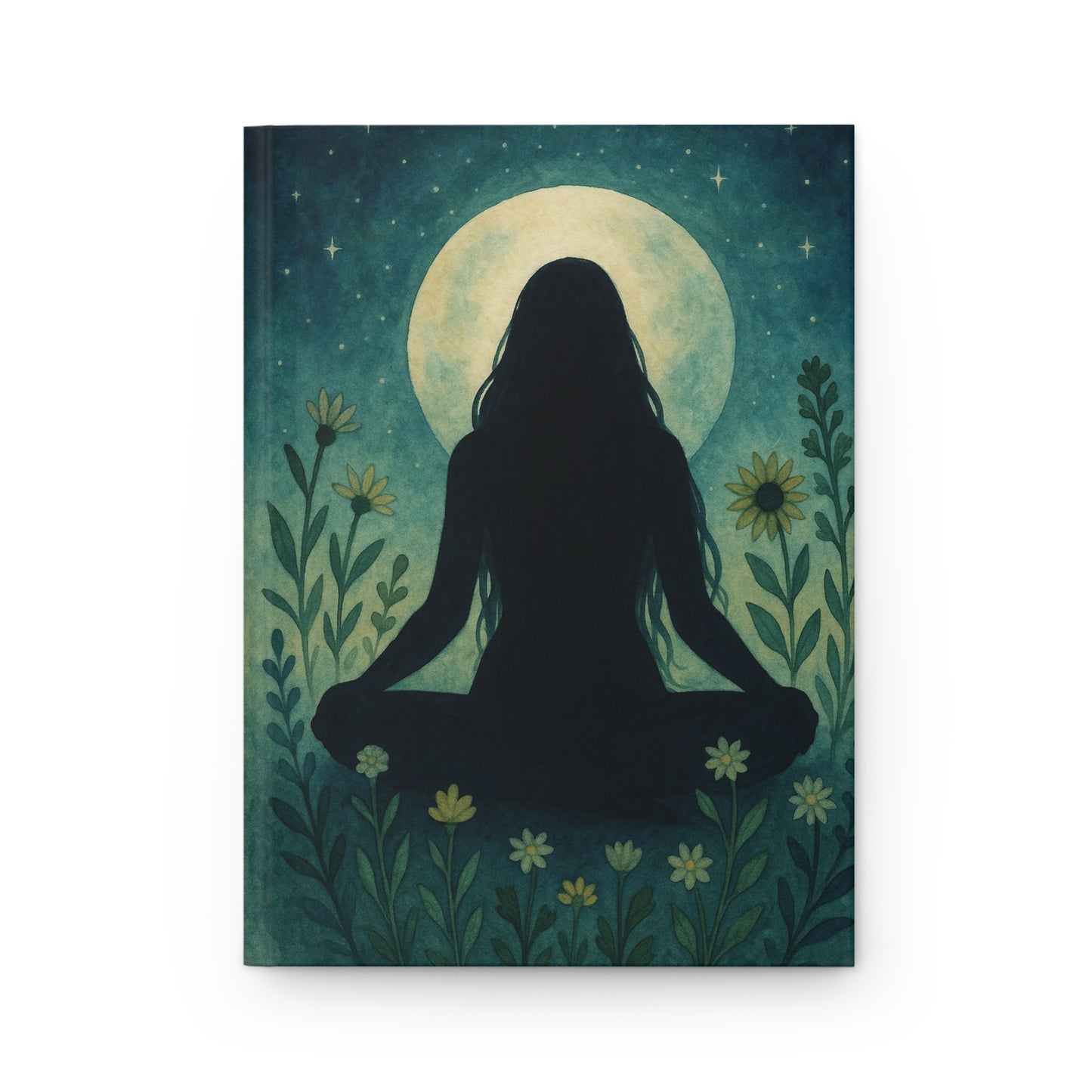 Meditative Moonlight Hardcover Journal