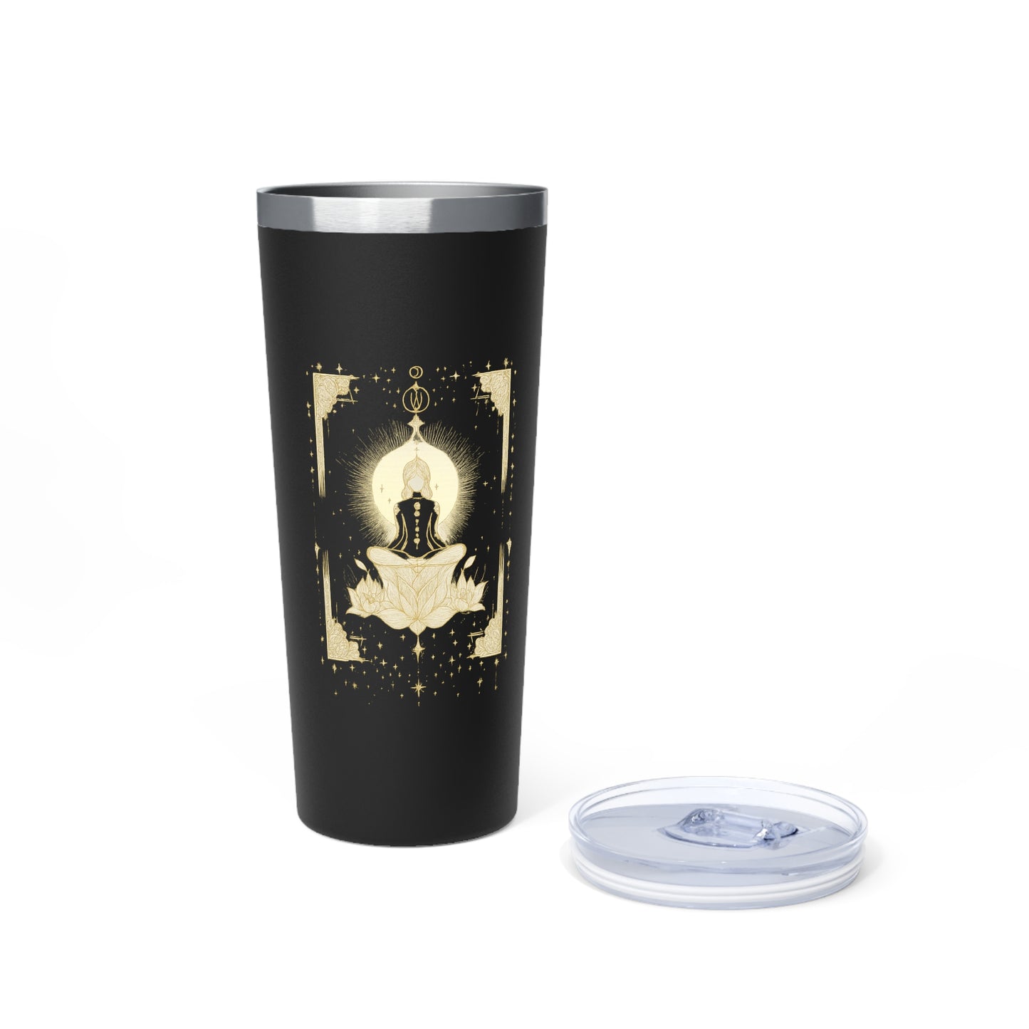 Serene Buddha Copper Vacuum Insulated Tumbler