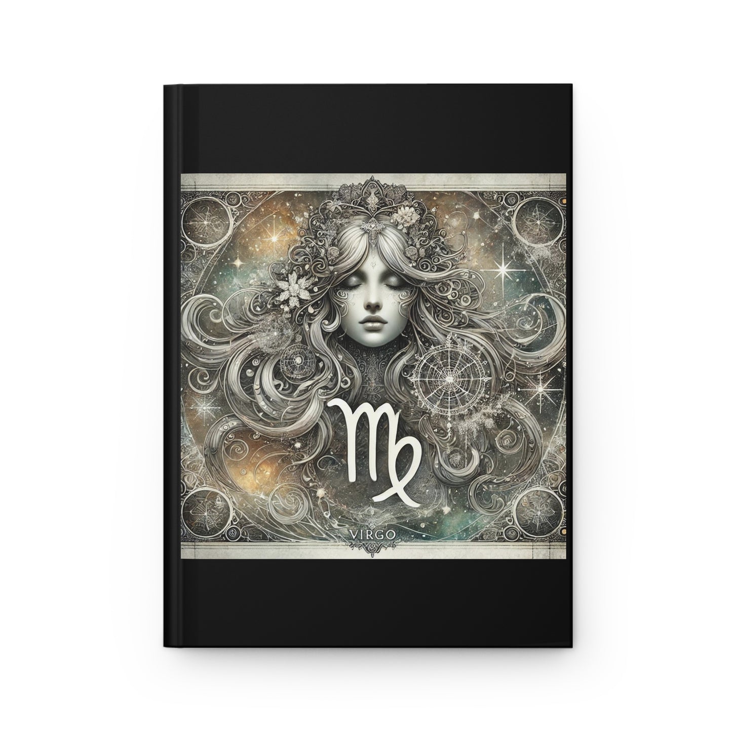 Virgo Zodiac Hardcover Notebook