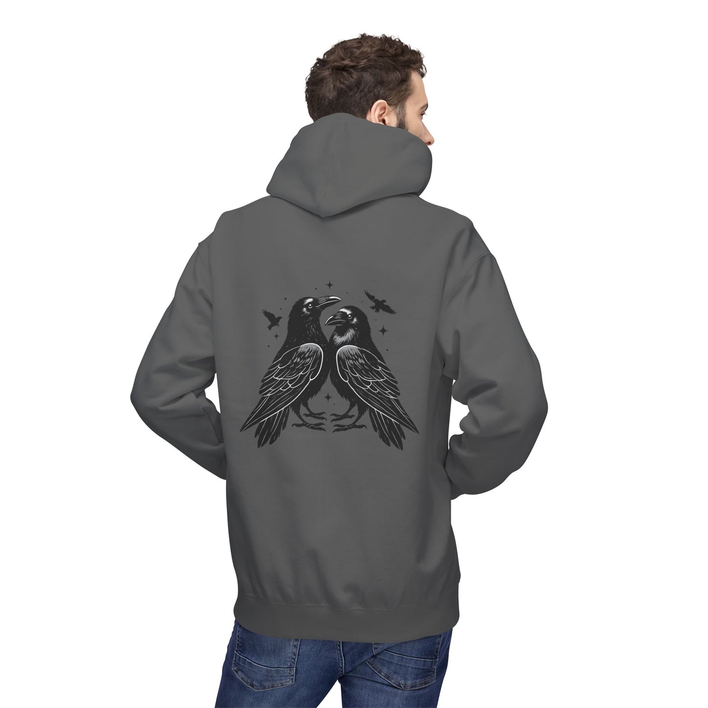 Raven Love Unisex Fleece Pullover