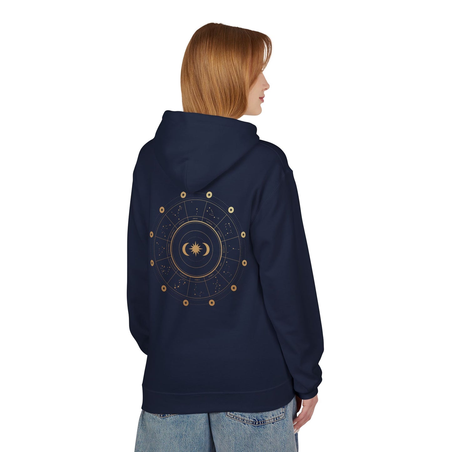 Celestial Glow  Unisex Midweight Softstyle Fleece Hood