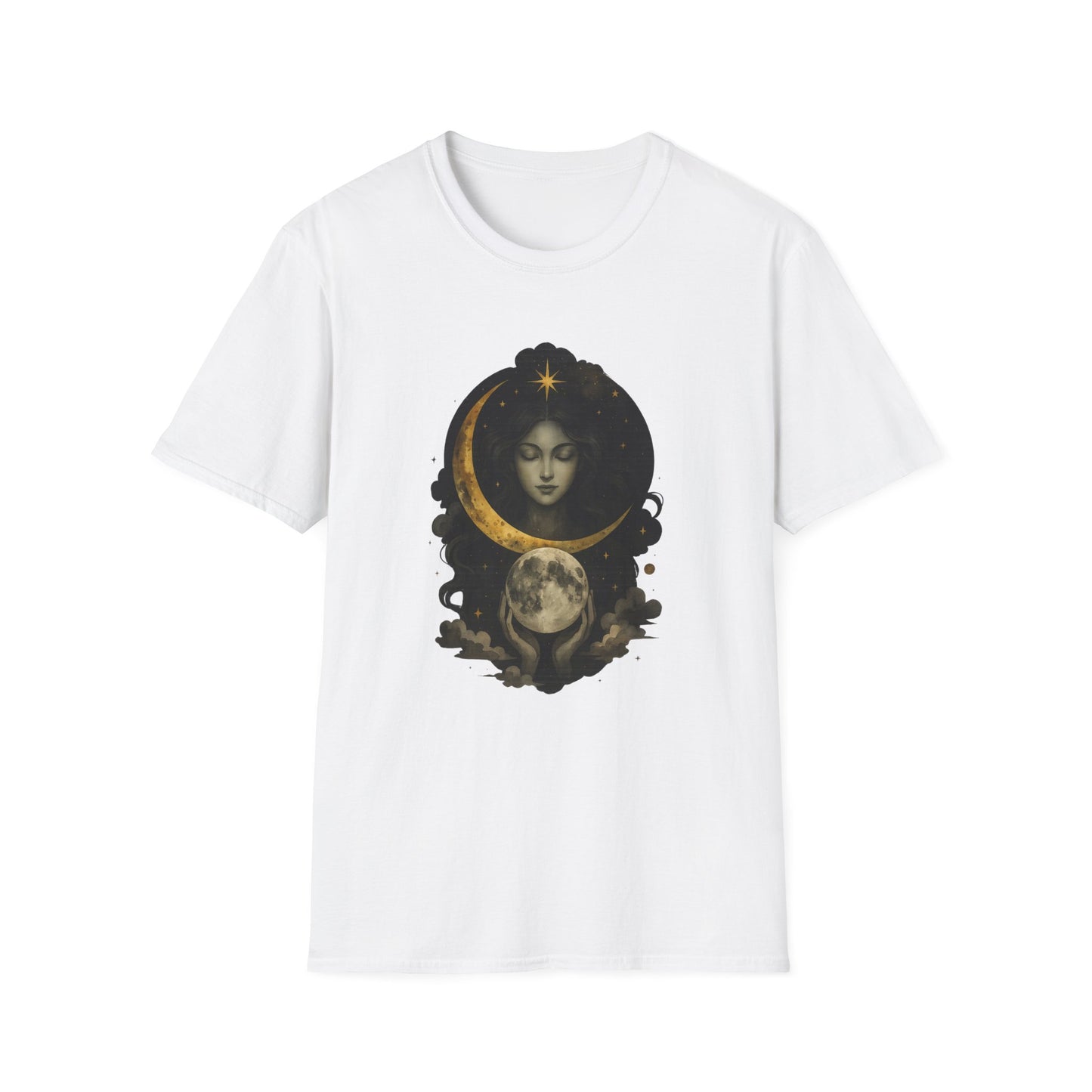Goddess Moon Unisex Softstyle T-Shirt