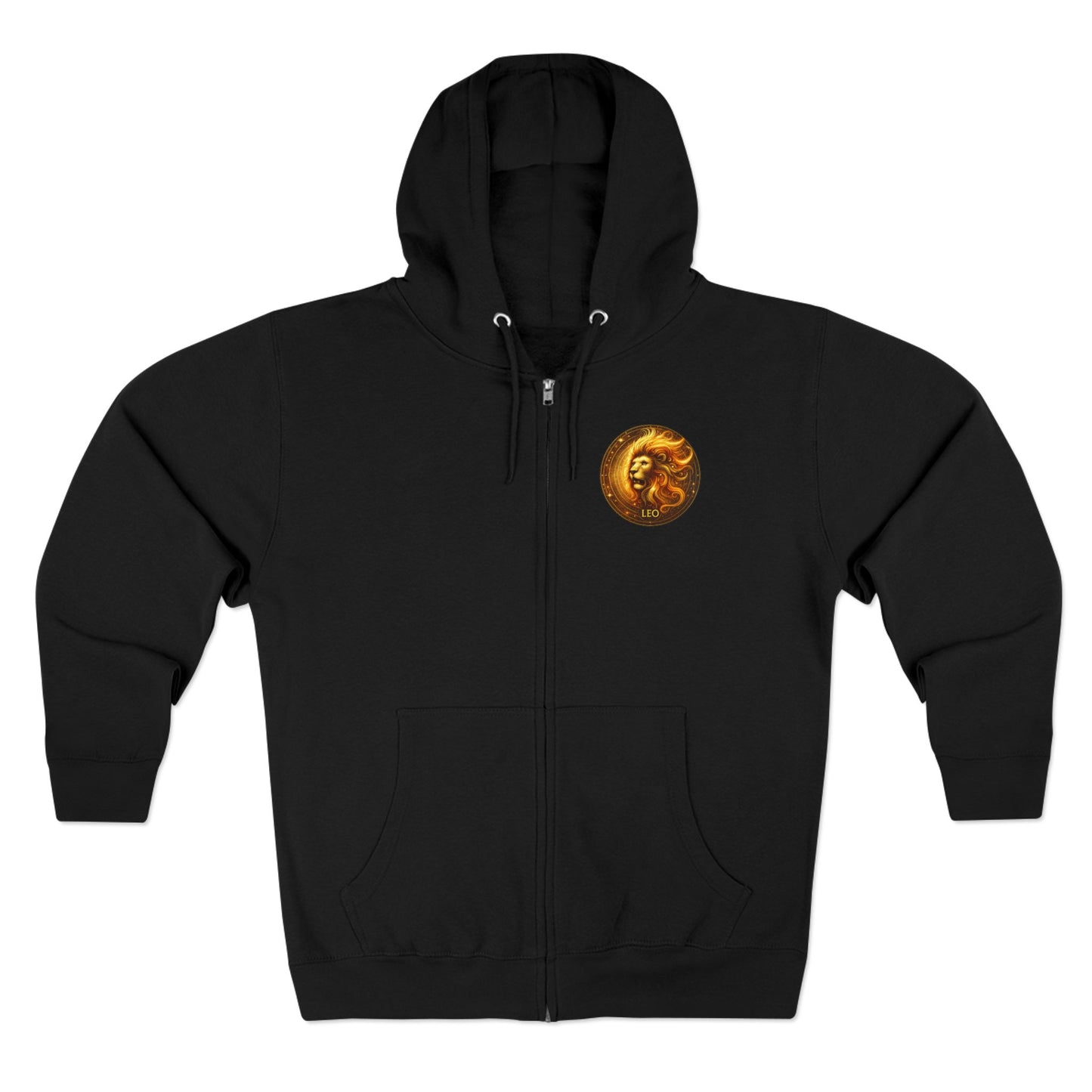 Leo Unisex Zip Hoodie