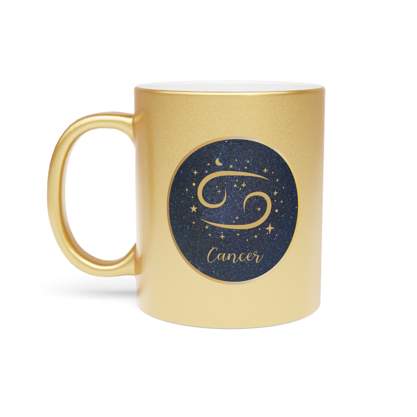 Cancer 11oz Metallic Mug