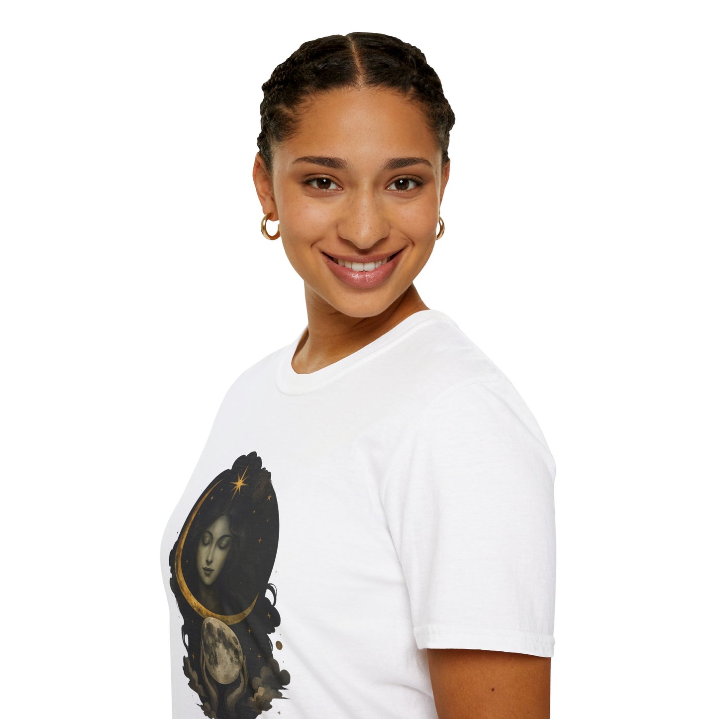 Goddess Moon Unisex Softstyle T-Shirt